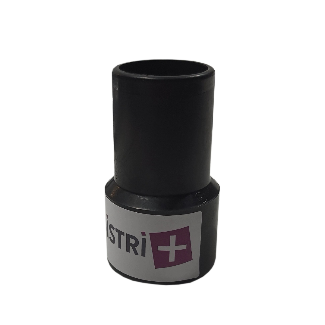 Embout antistatique pour aspirateur à visser sur flexible antistatique de diamètre 38mm intérieur et pour tube de diamètre 38mm