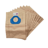 Sac aspirateur compatible avec Nilfisk GM80, GM90, GA70, GA71, GD90, GS80, GS90. - La pochette de 10 sacs papier