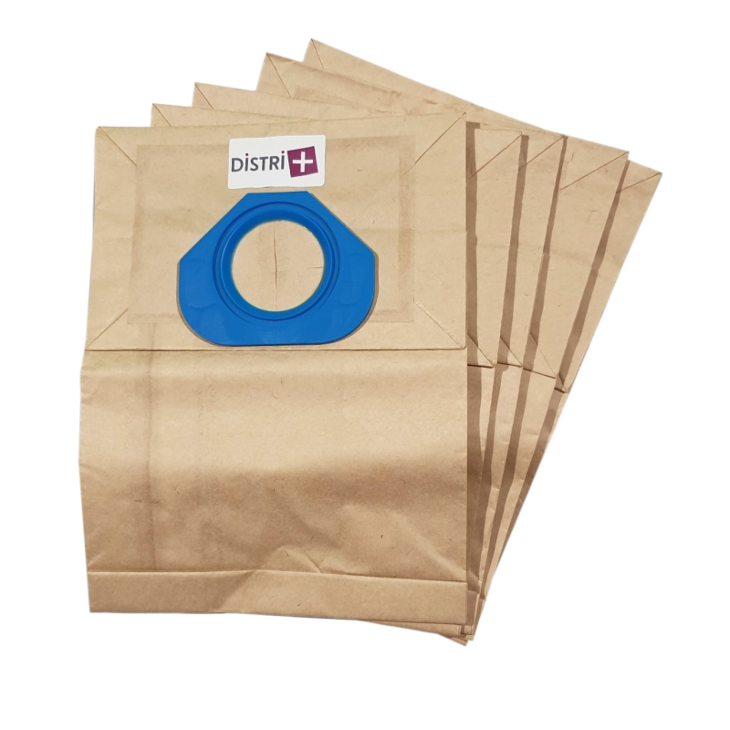 Sac aspirateur compatible avec Nilfisk GM80, GM90, GA70, GA71, GD90, GS80, GS90. - La pochette de 5 sacs papier