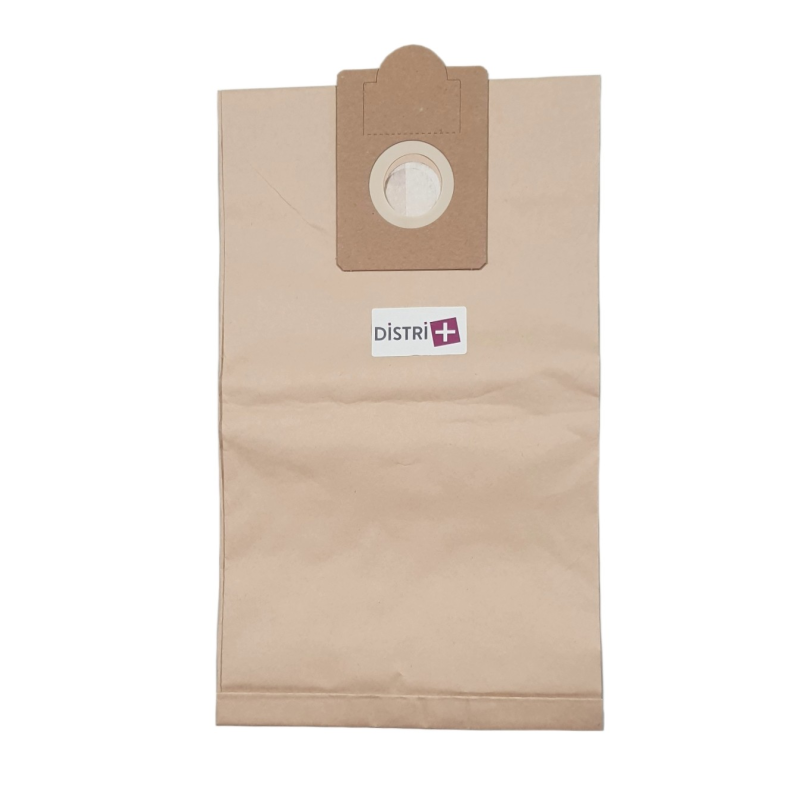 Sac aspirateur compatible avec Ghibli AS7, AS10, D10, M7 - Floorpul : EOLE, PL12, PL15, PL25, PL25, SC604. etc. - pochette de 10 sacs papier