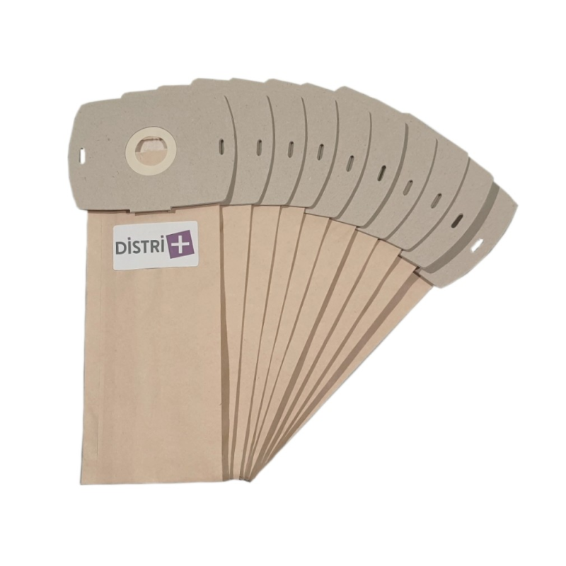 Sac aspirateur compatible avec SINGER BN60, B400, T9 - AEG : Vampyrette, Combi, ... - La pochette de 10 sacs papier