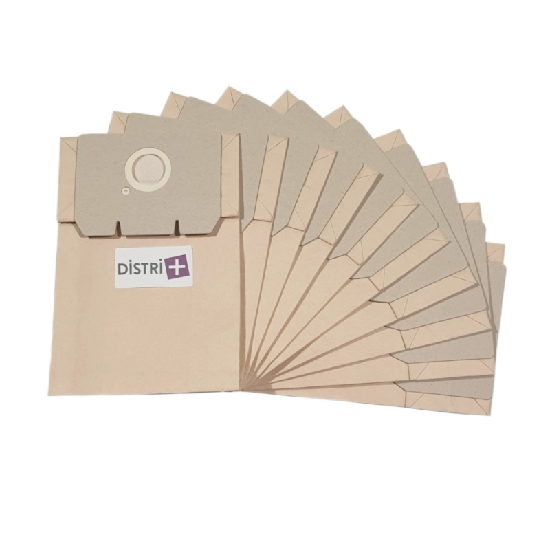 Sac aspirateur compatible avec AEG GR8, GR16, TK4000, Vampyrette, ... - SINGER : Eole, T20 - La pochette de 10 sacs papier