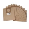Sac aspirateur compatible avec AKA/EIO 1300, 4020 - ALASKA - ALTIC - CHROMEX AT2001, CH...- DICAFF...  - La pochette de 10 sacs papier