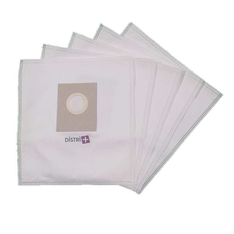 Sac aspirateur compatible avec AKA/EIO BS35, BSS36 - CHROMEX AT2001, CH148, CH255 -INDESIT - KALORIK... -La pochette de 5 sacs microfibre