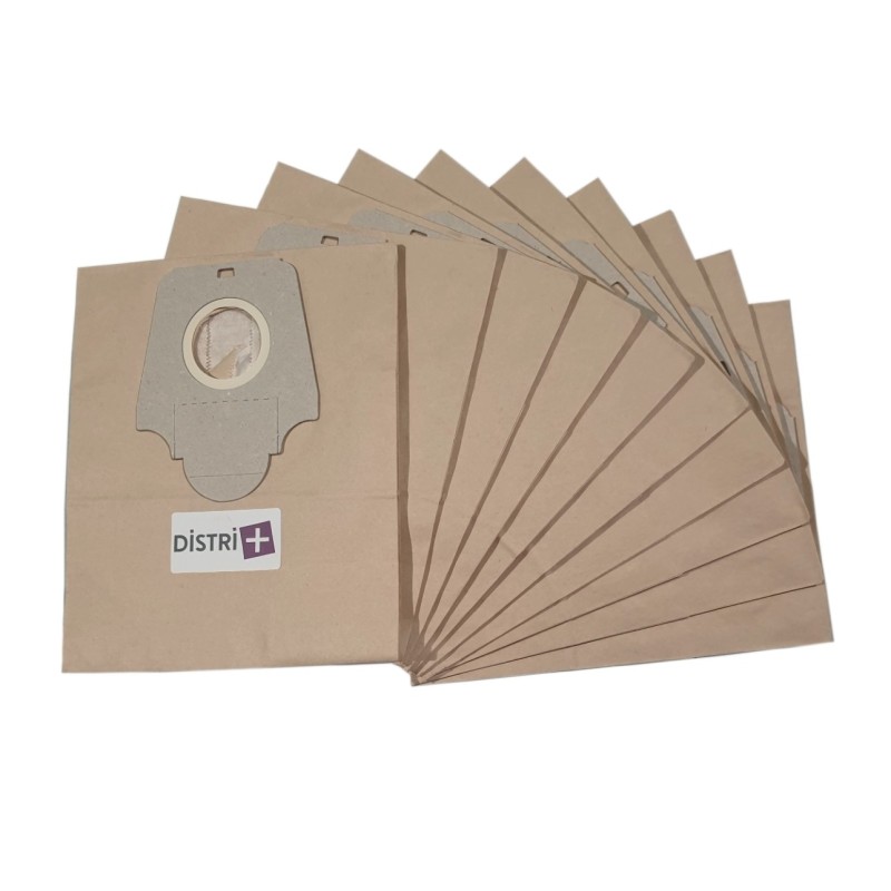 Sac aspirateur compatible avec AKA/EIO BSS, Power - CHROMEX CH262, ChromFast - DICAFF - HANSEATIC... - La pochette de 10 sacs papier
