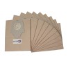 Sac aspirateur compatible avec AKA/EIO BSS, Power - CHROMEX CH262, ChromFast - DICAFF - HANSEATIC... - La pochette de 10 sacs papier