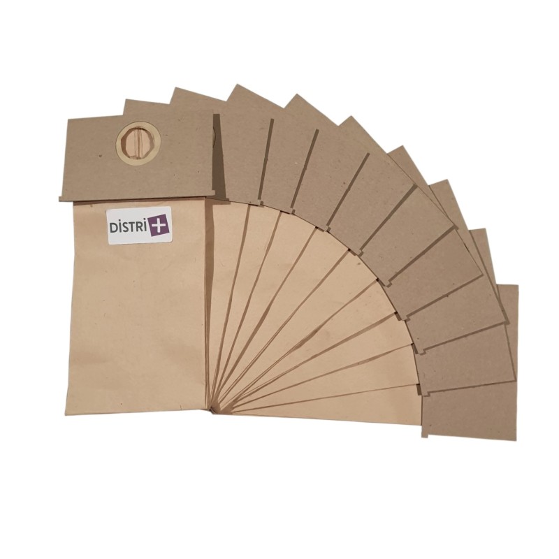 Sac aspirateur compatible avec TEFAL : SCOPA - CHROMEX CH73 - FAKIR Electronic Plus - ROWENTA ZR45, RH45 - La pochette de 10 sacs papier