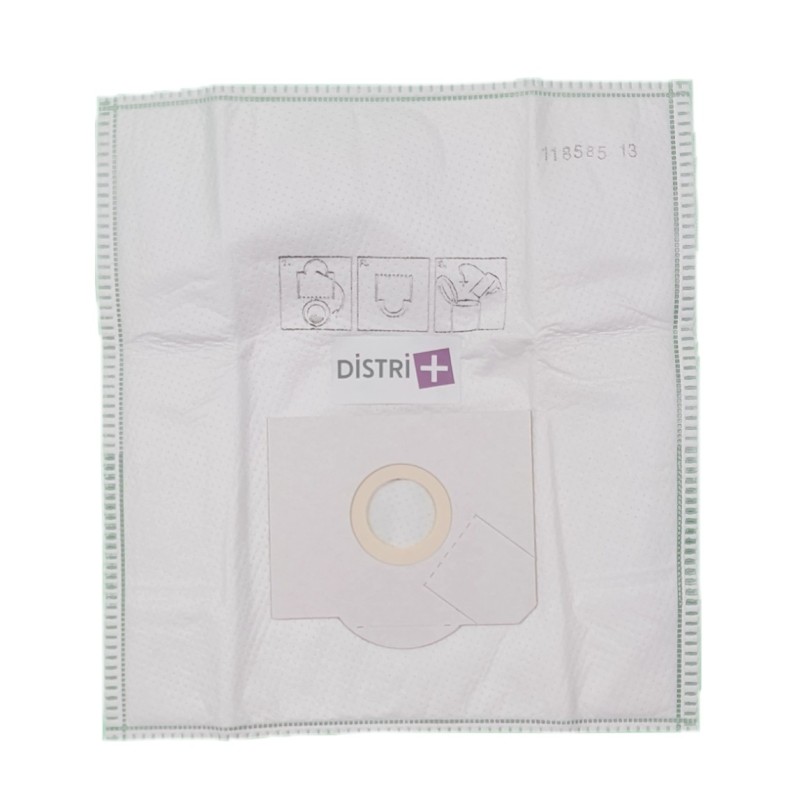 Sac aspirateur compatible avec ROWENTA RB01 à RB33, RS05 à 09 - CHROMEX CH248 - CALOR- DE LONGHI... - La pochette de 5 sacs microfibre