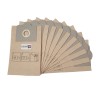 Sac aspirateur compatible avec ROWENTA RB01 à RB33, RS05 à 09 - CHROMEX CH248, GASBY -CALOR- DE LONGHI... - La pochette de 10 sacs papier