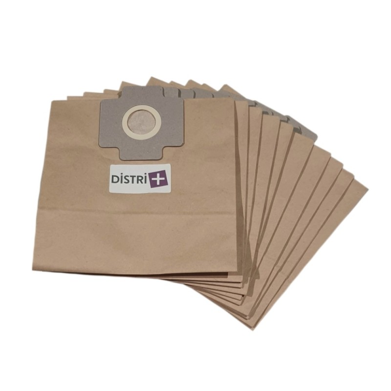 Sac aspirateur compatible avec BESTRON AST, ECO, KVS - CURTISS GS190, GTO, HORN140, HV130 - DE SINA... - La pochette de 10 sacs papier