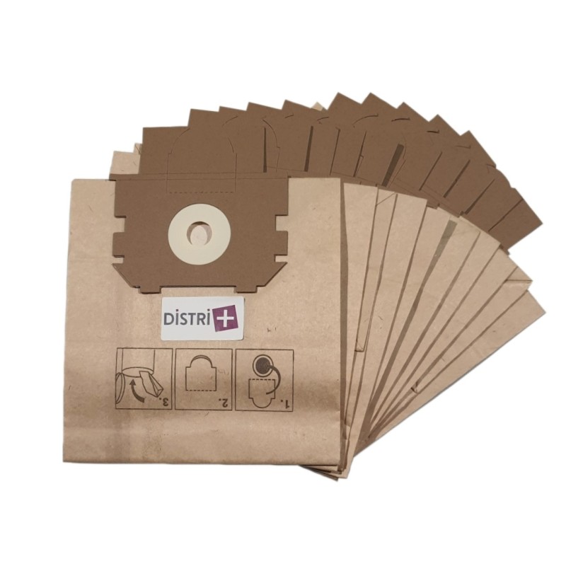 Sac aspirateur compatible avec ELECTROLUX COMPACT POWER, E16, HARMONY - TORNADO TO2400 à TO2760 - ALFATEC... - Pochette de 10 sacs papier