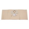 Sac aspirateur compatible avec Moulinex - Karcher MV3, WD3, WD3000 à WD3329 - Hoover H39, H45 / ELECTROLUX E26. - La pochette de 5 sacs papier