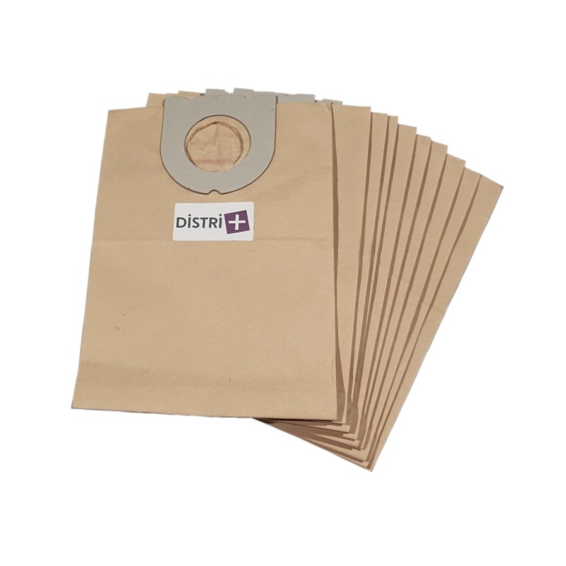 Sac aspirateur compatible avec BESTRON/DILEM MAESTRO, OPTIMO, QUINTO - ETA- CHROMEX AZUR - FAKIR- FAM... - La pochette de 10 sacs papier