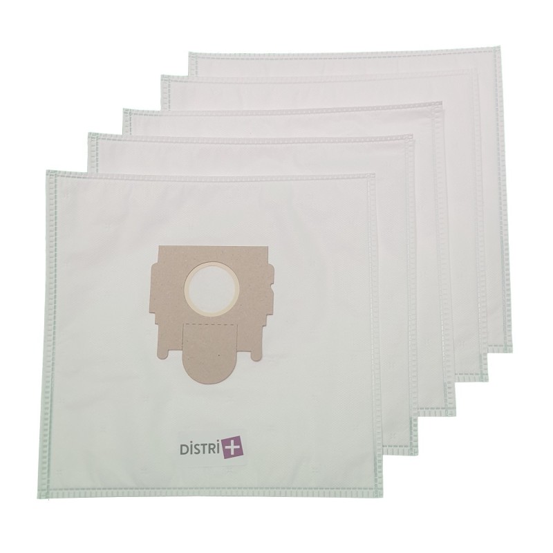 Sac aspirateur compatible avec MOULINEX POWER CLEAN, AK2, AK6, AK7, AK8, ASCOT, CHAMONIX, POWERSTYLE.. - Pochette de 5 sacs microfibre