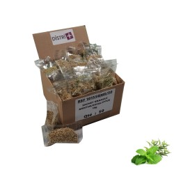 Granulés parfumés Menthe/Eucalyptus pour aspirateurs - Carton de 50 sachets de 10g