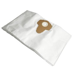 Sac compatible avec aspirateurs Parkside (Lidl) PNTS1250, PNTS1300, PNTS1400, PNTS1500, PKS15, PKS20 - Einhel AS1250, BT-VC1250... - La pochette de 5 sacs microfibre