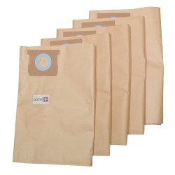 Sac aspirateur compatible avec AQUAVAC EWT GOBLIN : CGNT45120303, INDUSTRIAL 30, INDUSTRIAL 35 INOX... - La pochette de 5 sacs papier