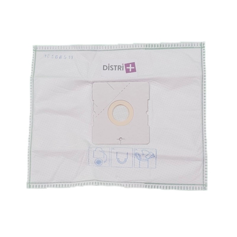 Sac aspirateur UNI-BAG compatible avec AEG, AFK, DIRT DEVIL, DE LONGHI, PRIVILEG, PROGRESS, SAMSUNG... - La pochette de 5 sacs microfibre