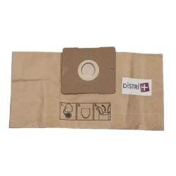 Sac aspirateur compatible avec AFK BS1500, BS2000 - BESTRON DVC1800 E, DVC2020 - DE SINA : VC9902E... - La pochette de 10 sacs papier