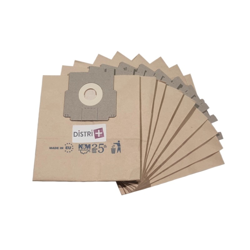 Sac aspirateur compatible avec ZELMER AERO, CM44, COBRA, MAGNAT, FLIP, MARLY, FVC1600, MODEL 719 et 819...- La pochette de 10 sacs papier
