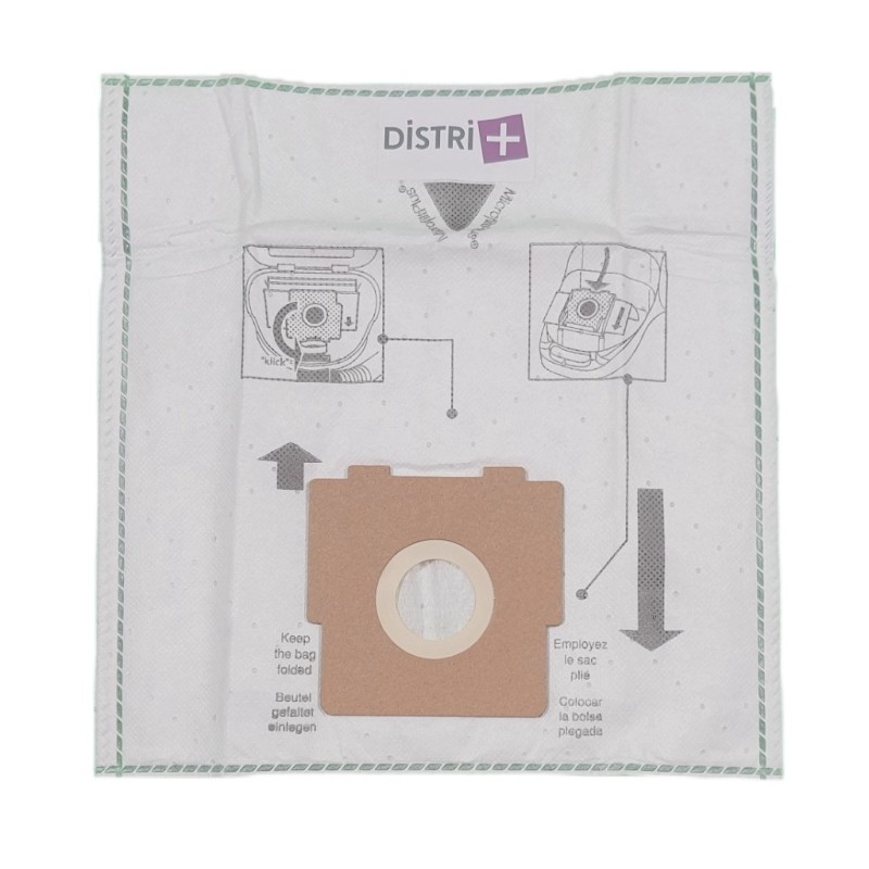 Sac aspirateur compatible avec ZELMER AERO, CM44, COBRA, MAGNAT, FLIP, MARLY, FVC1600, MODEL 719...- La pochette de 5 sacs microfibre