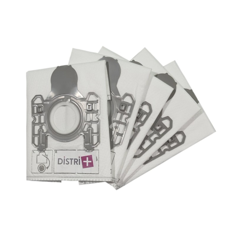 Sac aspirateur compatible avec AEG GR5 - ELECTROLUX Z7320 à Z7399 - PROGRESS  DIAMANT M300 à M399... - La pochette de 5 sacs microfibre