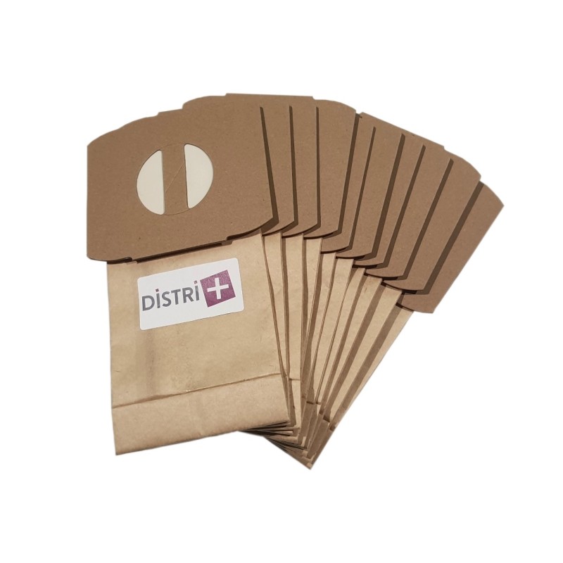 Sac aspirateur compatible avec ELECTROLUX D118, D138, LE MAJORDOME, Z108 - MENALUX B08 - La pochette de 10 sacs papier