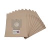 Sac aspirateur compatible avec Hoover Telios, Sensory, Amigos,H30, H52, H60.- pochette de 10 sacs papier