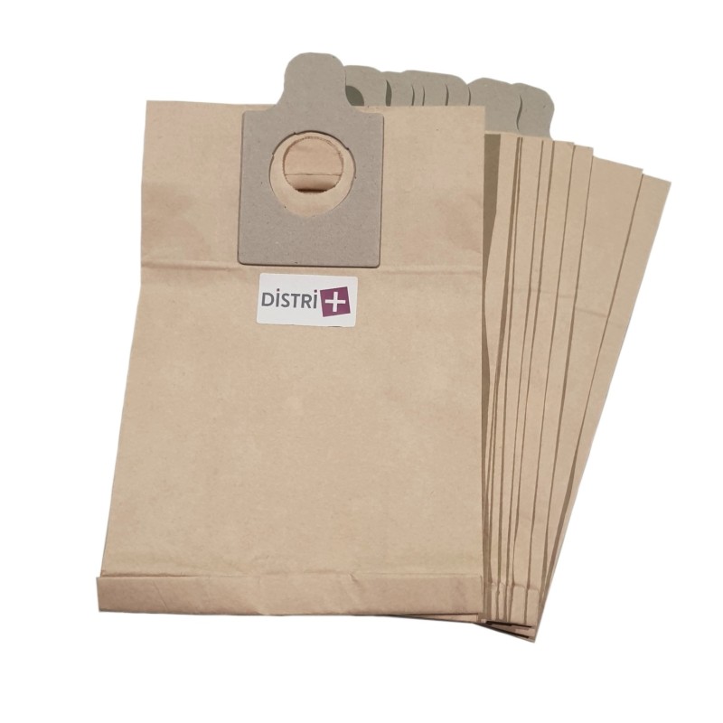 Sac aspirateur compatible avec CHROMEX CH5050, CH964, CH965 - FARTOOLS NET UP 3500 - Taurens DA034, DA036 - La pochette de 10 sacs papier
