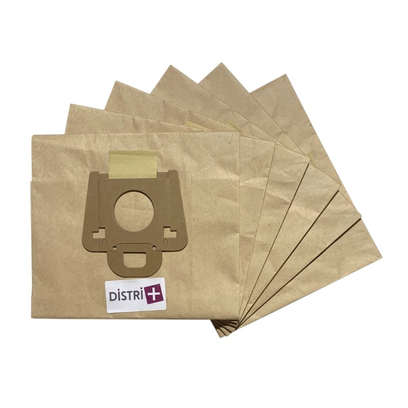 Sac aspirateur compatible avec MOULINEX ATMOSPHERE 1600, EJC, EJD - MENALUX BT206, T206 - La pochette de 6 sacs papier