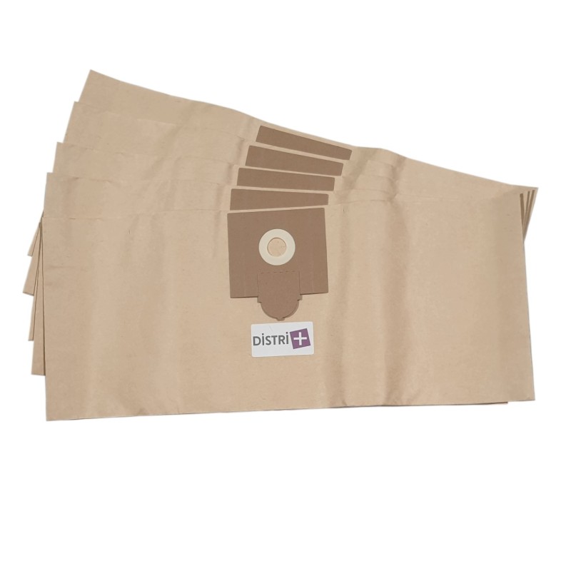 Sac aspirateur compatible avec Karcher K1000, 1000, 5200, T171, T191, WINNER VAC 1000, 1200, 69042160, 69042180, 69042390. etc. - pochette de 5 sacs papier
