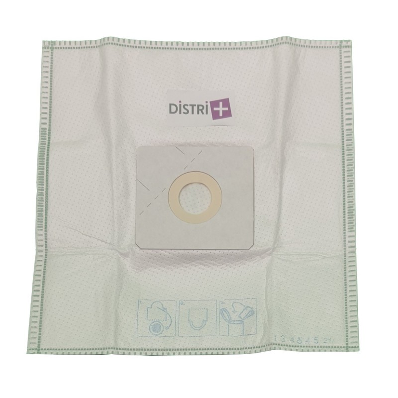 Sac aspirateur compatible avec NILFISK COUPE, NEO, FORCE, GO, ONE - GLENAN GA386, GA420, GA430, GA440..- La pochette de 5 sacs microfibre
