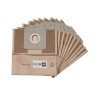 Sac aspirateur compatible avec DOMEOS ASP2000, ASP2010 - ELCOTEC ORION 1500 - ZELMER ORION Z1500, TWIST - La pochette de 10 sacs papier
