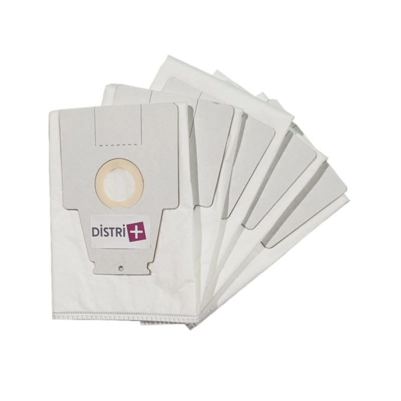 Sac aspirateur compatible avec BOSCH / SIEMENS TYP M, TYP P, ERGOMAX, ERGOMAXX, BSG8.., VS08.., ... - La pochette de 5 sacs microfibre