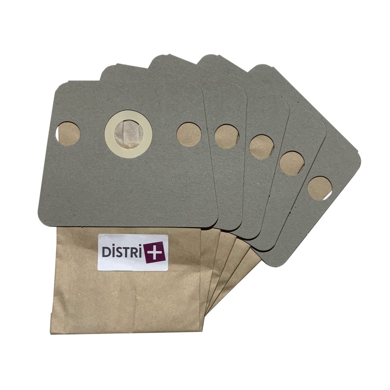 Sacs aspirateur compatible avec Rowenta Neo, Soam, ZR480, RO420, RO450, RO460, RO1233. - La pochette de 5 sacs papier
