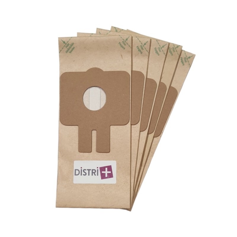 Sac aspirateur compatible avec HOOVER H54, TRILLY ST104 et ST105 - MENALUX B76 - La pochette de 5 sacs papier