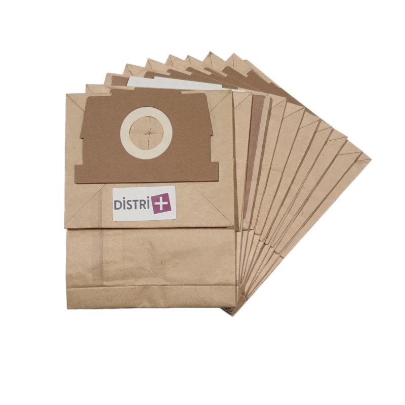 Sac aspirateur compatible avec MOULINEX ROWENTA ARTEC 2, SILENCE FORCE et X-TREM POWER (anciennes versions)... - La pochette de 10 sacs papier