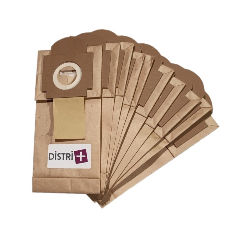 Sac aspirateur compatible avec MOULINEX FIDELO, ADS1.51, ZDS2.51 - ROWENTA CORDY, ZR0004, RH7081... - La pochette de 10 sacs papier
