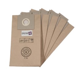 Sac aspirateur compatible avec Karcher BV5/1, T5/1, T7/1, T9/1, T10/1, 69043330, 69043160... - La pochette de 5 sacs papier