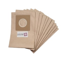 Sac aspirateur compatible avec EUREKA / MONDILEC / HELKINA / M TEC / LA REDOUTE 10623901, DH214, VC104107... - Pochette de 10 sacs papier