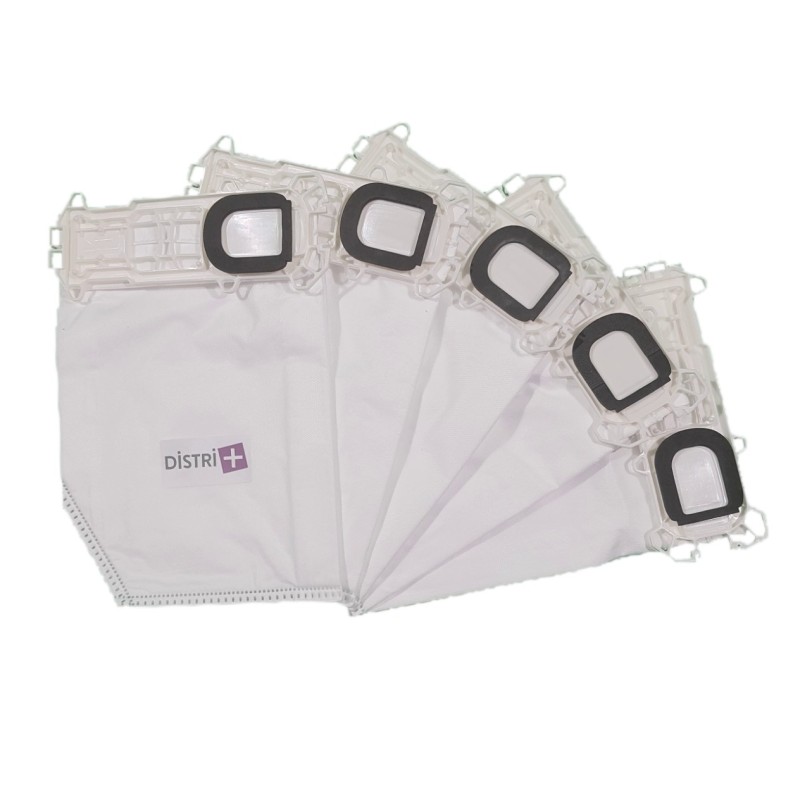 Sac aspirateur compatible avec VORWERK KOBOLD VK135, VK136, FP135, FP136, VP135  - La pochette de 5 sacs microfibre