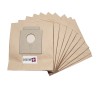 Sac aspirateur compatible avec DILEM / ETA / ELCOTEC / FUNIX TIRO, WINDY, 416, 417, 1416, 1417, 1517, 7417 - Pochette de 10 sacs papier
