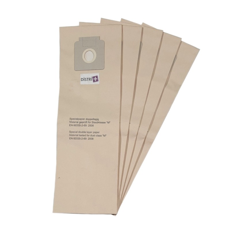 Sac aspirateur compatible avec Karcher T15/1, T17/1, 6.907-016.0, 6.907-018.0.- La pochette de 5 sacs papier