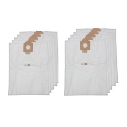 Sac aspirateur compatible avec Karcher T12/1, T15/1, T17/1, 6.907-016.0, 6.907-019.0.- La pochette de 10 sacs microfibre