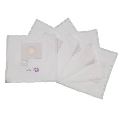 Sac aspirateur compatible avec BLUESKY / BLUEWIND / CARREFOUR / FIRSTLINE BVN1600, BVN1600 BRU - La pochette de 5 sacs microfibre