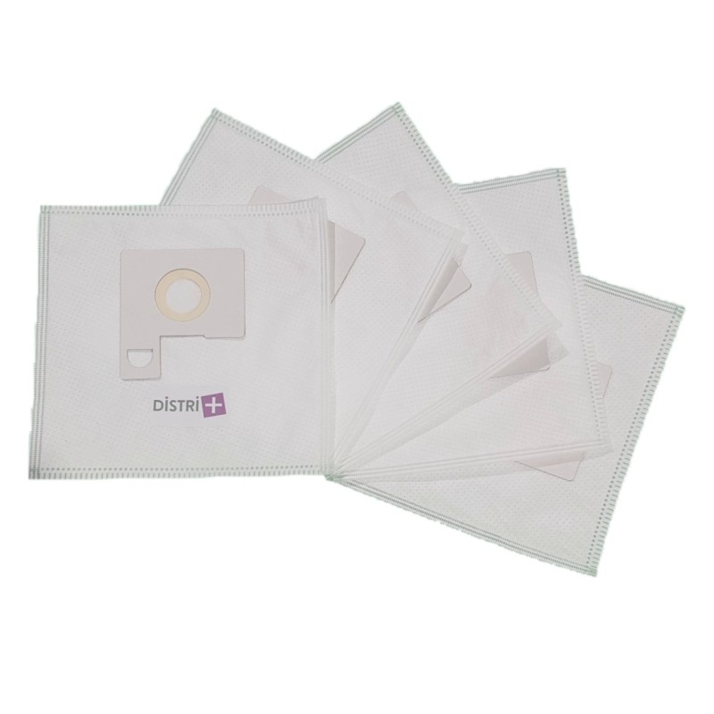 Sac aspirateur compatible avec BLUESKY / BLUEWIND / CARREFOUR / FIRSTLINE BVN1600, BVN1600 BRU - La pochette de 5 sacs microfibre