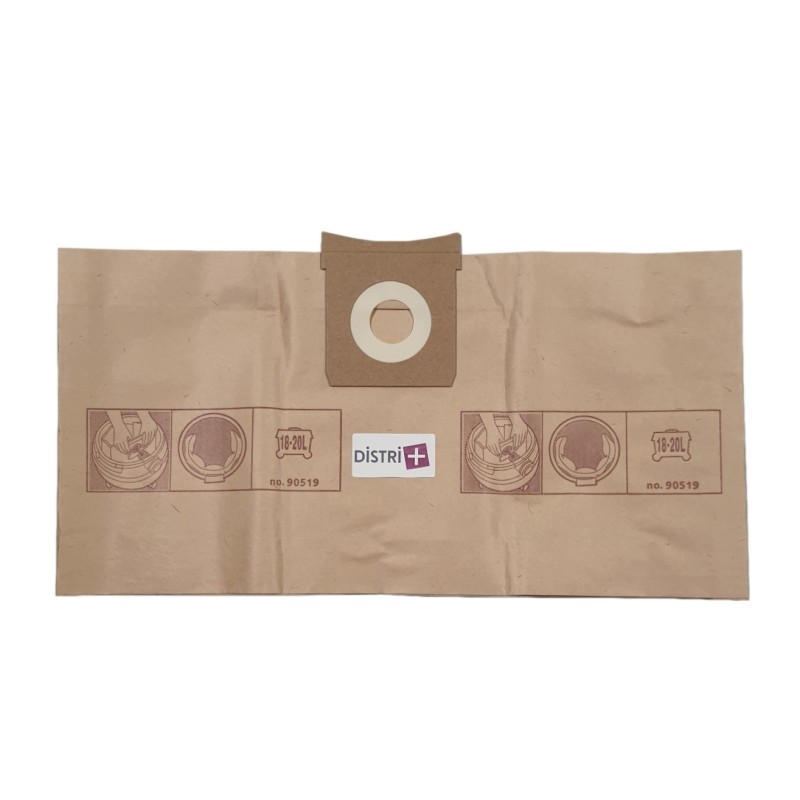 Sac aspirateur compatible avec Aquavac/Goblin PLUS 1000 / Pro 200 - Titan VAC350, VAC351. - pochette de 5 sacs papier