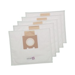 Sac aspirateur compatible avec HOOVER H81, TELIOS EXTRA, TX52ALG011, TX1600020, TX50, TX51, TX60, TX61 - La pochette de 5 sacs microfibre