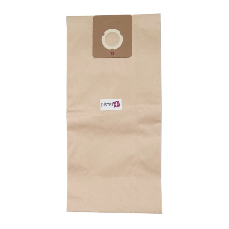 Sac aspirateur compatible avec Colgate P22, P29, P37, P41- ICA/Soteco : SA400, KTRI03166, G35EP, GP1/35, GS1/33H. - Ghibli : AS18, AS27, AS58, AS60... - pochette de 10 sacs papier