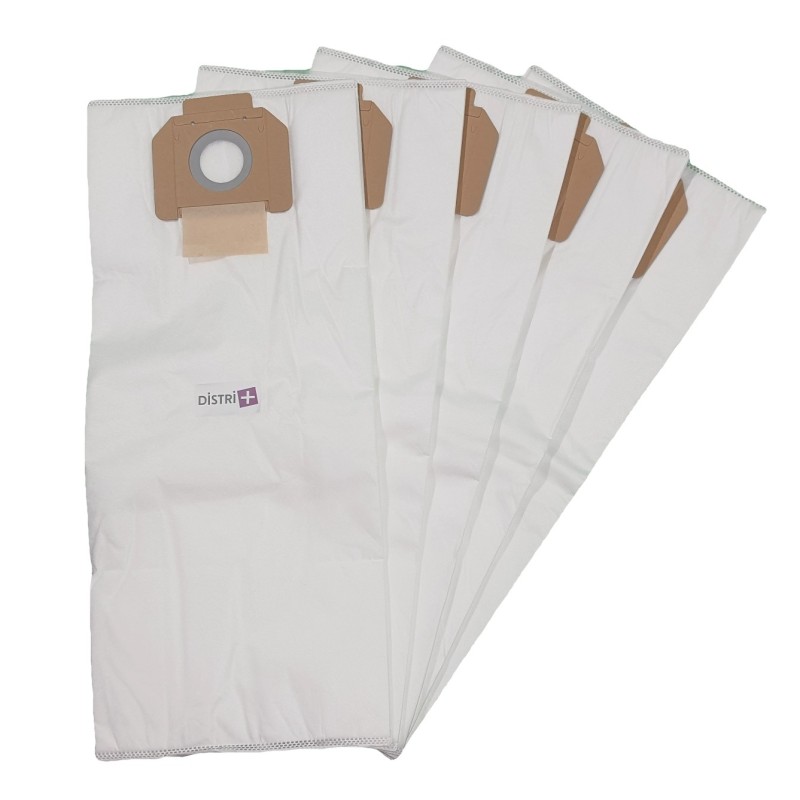Sac aspirateur compatible avec Colgate : P22, P29, P37, P41 - ICA/Soteco : SA400, KTRI03166, G35EP, GP1/35, GS1/33H. - Ghibli : AS18, AS27, AS58, AS60... - pochette de 5 sacs microfibre